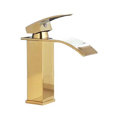 Torneira Dourada Para Banheiro