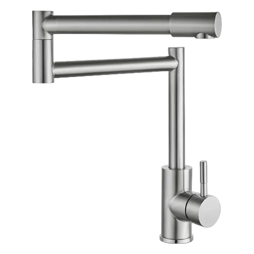 Torneira Bancada Cozinha Articulável Inox Gourmet
