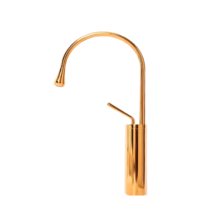 Torneira de Bancada Banheiro Dourado