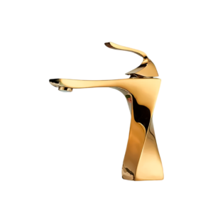 Torneira de Bancada Banheiro Dourado