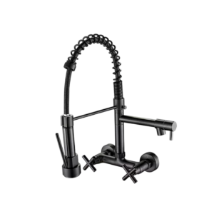 Torneira Gourmet de Parede Preta