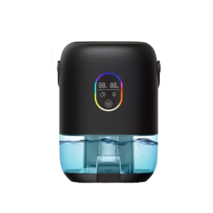 Desumidificador De Ar 1000ml Portátil E Bivolt 110/220v Preto