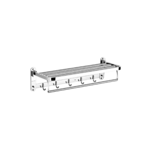 Toalheiro Suporte Banheiro Prata