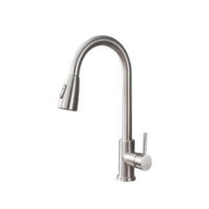 Torneira Gourmet de Bancada Cozinha Aço Escovado