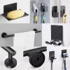 Kit Acessórios Banheiro Toalheiros 15 Peças Preto - Image 3